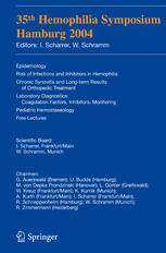 35th Hemophilia Symposium Hamburg 2004 W Schramm H Krebs Auth