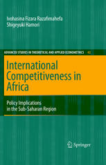 International Competitiveness In Africa Policy Implications In The Subsaharan Region 1st Edition Dr Ivohasina Fizara Razafimahefa