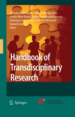 Handbook Of Transdisciplinary Research 1st Edition Holger Hoffmannriem