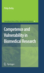 Competence And Vulnerability In Biomedical Research 1st Edition Phil Bielby Auth