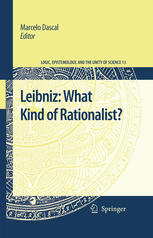 Leibniz What Kind Of Rationalist Marcelo Dascal Eds
