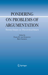 Pondering On Problems Of Argumentation Twenty Essays On Theoretical Issues 1st Edition Frans H Van Eemeren