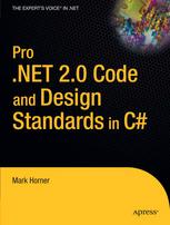 Pro Net 20 Code And Design Standards In C 1st Edition Mark Horner Auth