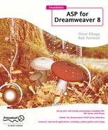 Foundation Asp For Dreamweaver 8 1st Edition Omar Elbaga Rob Turnbull Auth