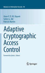 Adaptive Cryptographic Access Control 1st Edition Anne V D M Kayem
