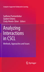 Analyzing Interactions In Cscl Methods Approaches And Issues 1st Edition Manu Kapur