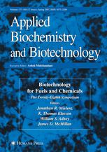 Applied Biochemistry And Biotecnology The Twentyeighth Symposium Proceedings Of The Twentyeight Symposium On Biotechnology For Fuels And Chemicals Held April 30may 3 2006 In Nashville Tennessee 1st Edition Michael E Himmel Auth
