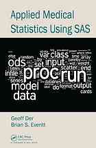Applied Medical Statistics Using Sas Geoff Der Brian Everitt