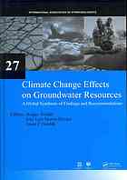 Climate Change Effects On Groundwater Resources Holger Treidel