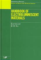 The Handbook Of Electroluminescent Materials D R Vij Institute Of Physics Great Britain