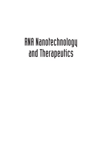 Rna Nanotechnology And Therapeutics Peixuan Guo