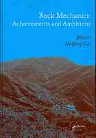Rock Mechanics Achievements And Ambitions Proceedings Of The 2nd Isrm International Young Scholars Symposium On Rock Mechanics Beijing China 1416 October 2011 Meifeng Cai