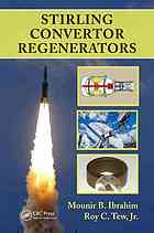 Stirling Convertor Regenerators Mounir B Ibrahim Roy C Tew
