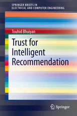 Trust For Intelligent Recommendation 1st Edition Touhid Bhuiyan Auth