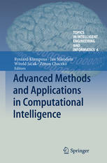 Advanced Methods And Applications In Computational Intelligence 1st Edition Grzegorz Borowik Auth