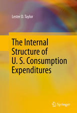 The Internal Structure Of U S Consumption Expenditures 1st Edition Lester D Taylor Auth