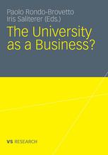 The University As A Business 1st Edition H Ian Macdonald Auth