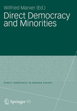 Direct Democracy And Minorities 1st Edition Dr Franz Cede Ma Auth