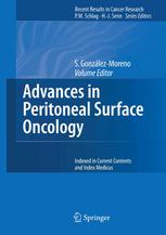 Advances In Peritoneal Surface Oncology 1st Edition Paul H Sugarbaker Md