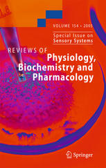 Reviews Of Physiology Biochemistry And Pharmacology 1st Edition A Bigiani