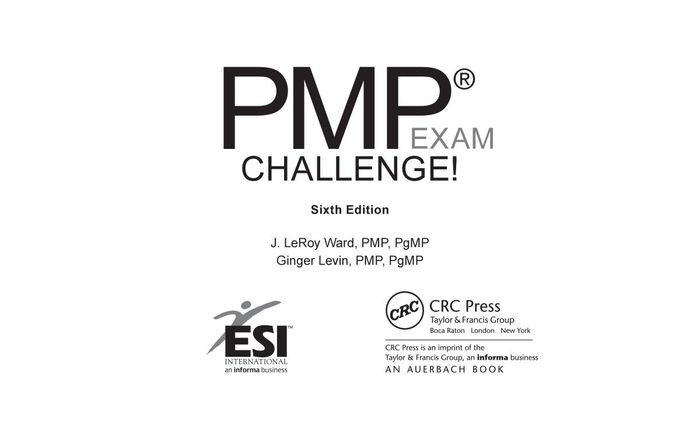 Pmp Exam Challenge Sixth Edition 6th Edition J Leroy Ward