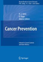 Cancer Prevention 1st Edition Peter Greenwald Md Phd Auth