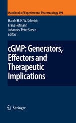 Cgmp Generators Effectors And Therapeutic Implications 1st Edition Harald H H W Schmidt