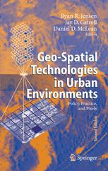 Geospatial Technologies In Urban Environments Policy Practice And Pixels 2nd Edition Ryan R Jensen