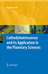 Cathodoluminescence And Its Application In The Planetary Sciences 1st Edition Jens Gtze