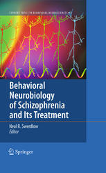 Behavioral Neurobiology Of Schizophrenia And Its Treatment 1st Edition Elizabeth Bromley