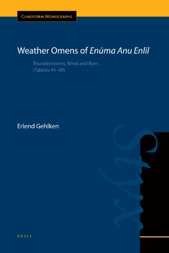 Weather Omens Of Enūma Anu Enlil Thunderstorms Wind And Rain Tablets 4449 Erlend Gehlken