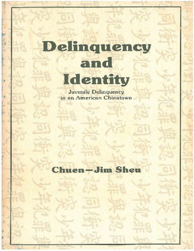 Delinquency And Identity Juvenile Delinquency In An American Chinatown 2nd Edition Chuenjim Sheu