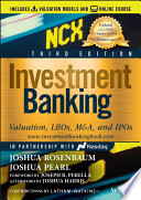 Investment Banking Valuation Lbos Ma And Ipos Book Valuation Models Wiley Finance 3rd Edition 3rd Edition Joshua Rosenbaum