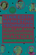 Linkedin Marketing Techniques For Law And Professional Practices Second Halpert