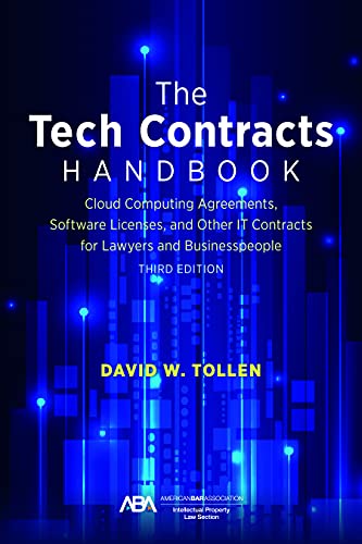 The Tech Contracts Handbook 3rd Edition Third Tollen David W