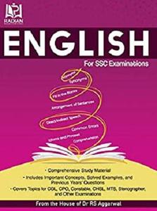 English For Ssc Examinations Dr Rs Aggarwal