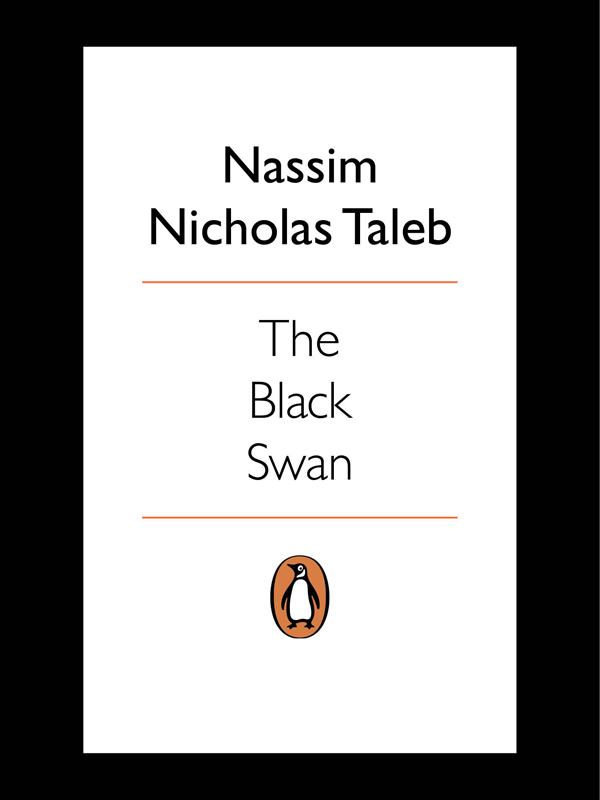 The Black Swan The Impact Of The Highly Improbable Nassim Nicholas Taleb