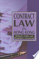 Contract Law In Hong Kong 2nd Edition Michael J Fisher Desmond G Greenwood