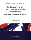Hayton And Mitchell On The Law Of Trusts Equitable Remedies 14th Edition Charles Mitchell