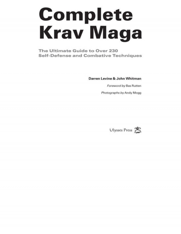 Complete Krav Maga Darren Levine