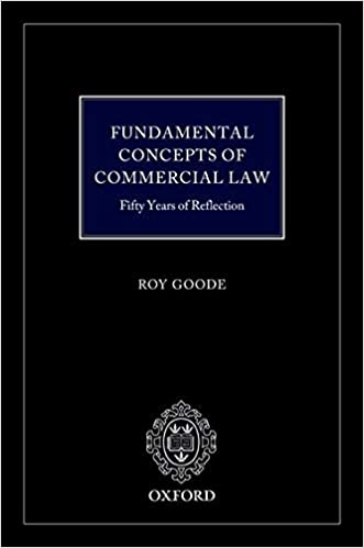 Fundamental Concepts Of Commercial Law Oxford University Press