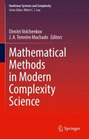 Mathematical Methods In Modern Complexity Science Dimitri Volchenkov