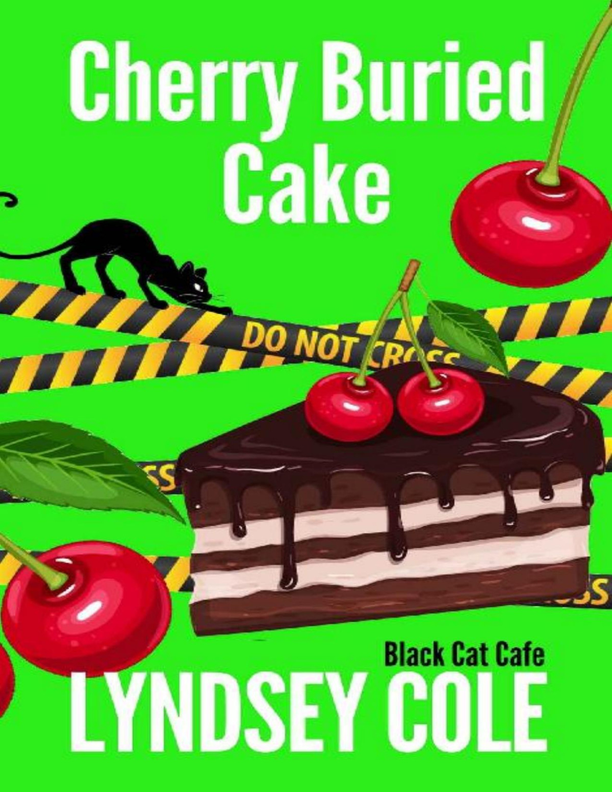 Cherry Buried Cake Black Cat Cafe Mystery 13 Lyndsey Cole