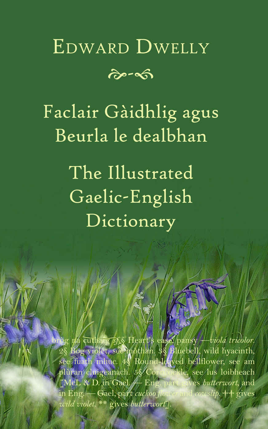 Dwellys Gaelicenglish Dictionary Edward Dwelly