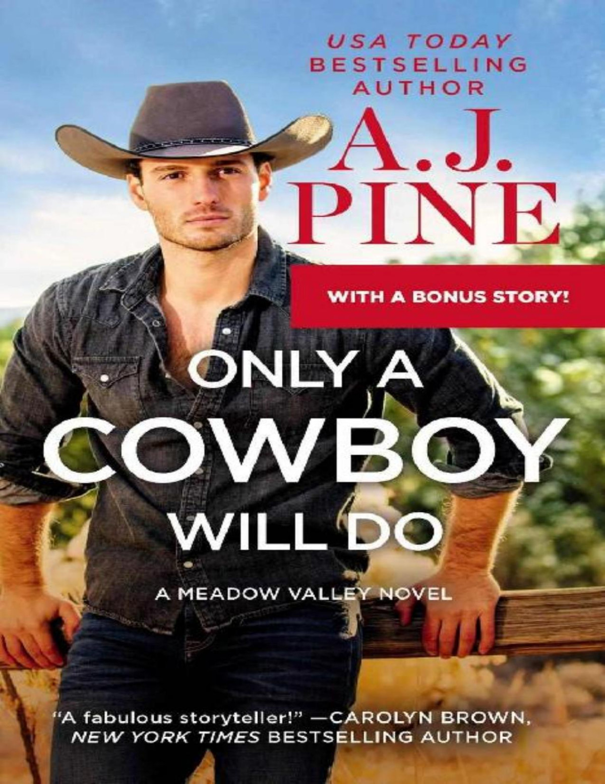 Only A Cowboy Will Do Includes A Bonus Novella Meadow Valley Book 3 Aj Pine