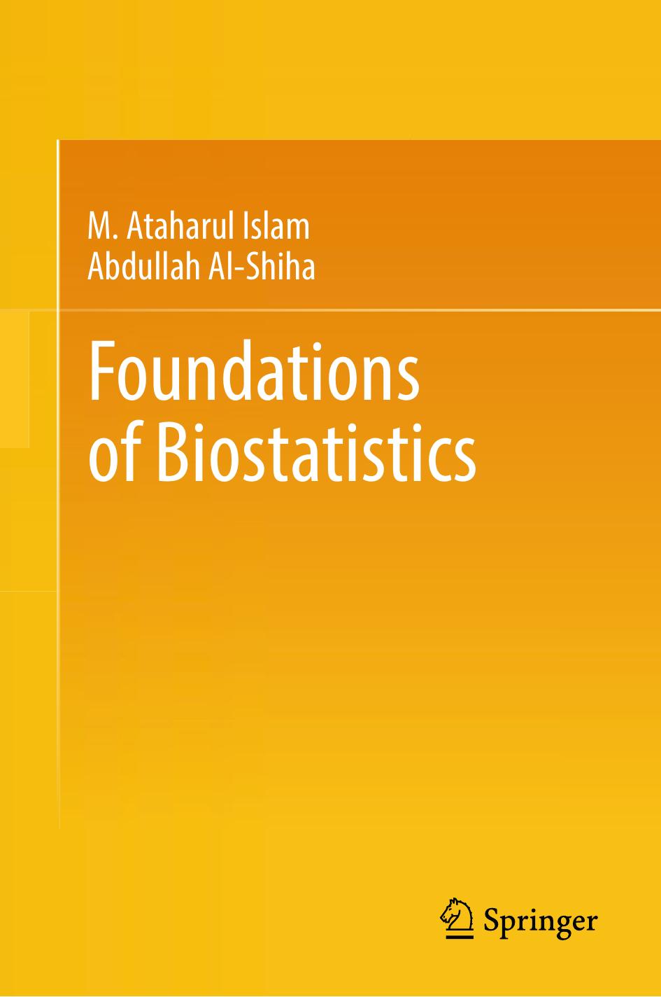 Foundations Of Biostatistics Ataharulislam Abdullah Alshiha