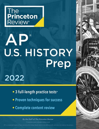 Princeton Review Ap Us History Prep 2022 Practice Tests Complete Content Review Strategies Techniques 2022 College Test Preparation The Princeton Review
