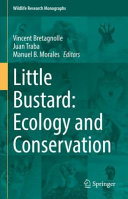 Little Bustard Ecology And Conservation Vincent Bretagnolle