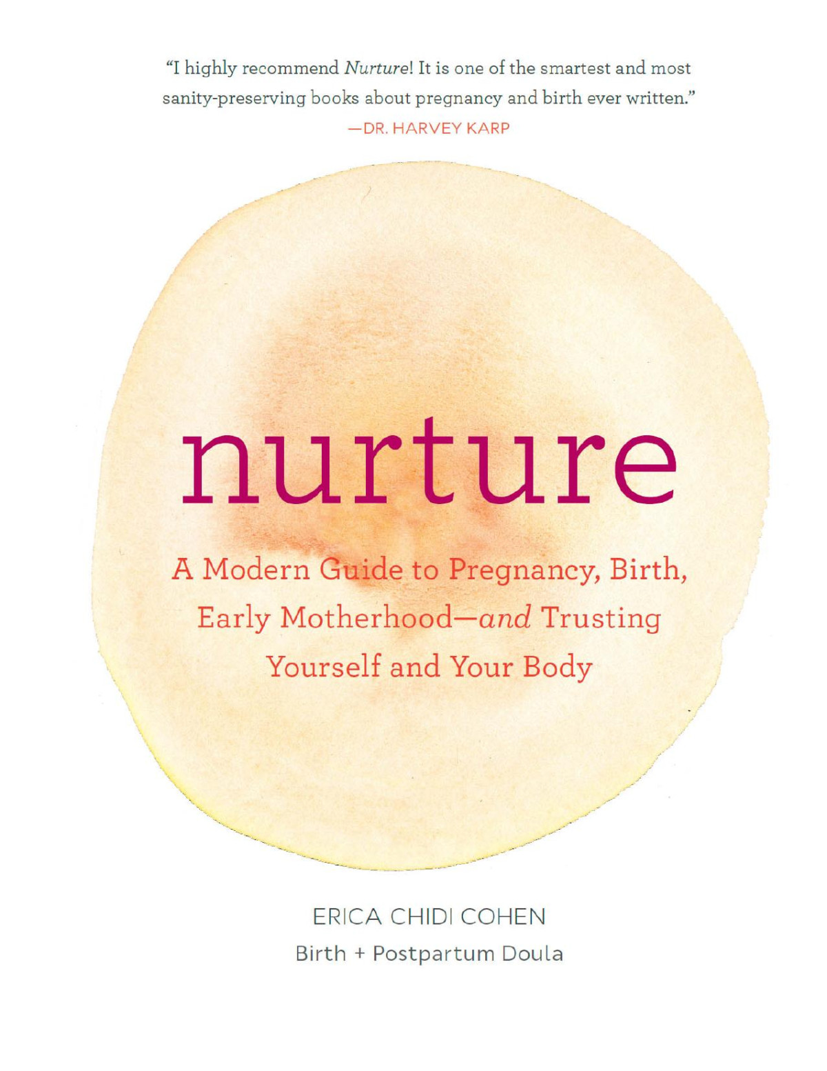 Nurture A Modern Guide To Pregnancy Birth Early Motherhoodand Trusting Yourself And Your Body Erica Chidi Cohen