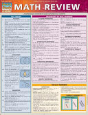 Math Review Quickstudy Academic 1st Edition Barcharts Inc